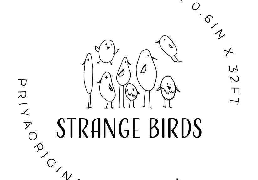 Washi tape - Strange Birds