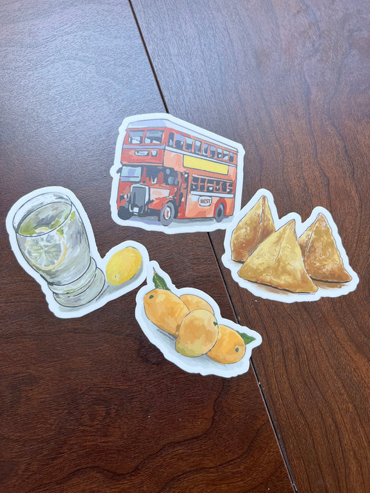 Sticker pack: nostalgic Bombay Delights