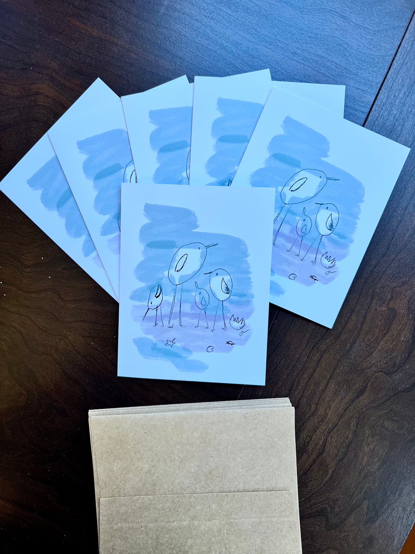 Sandpipers boxed set notecards