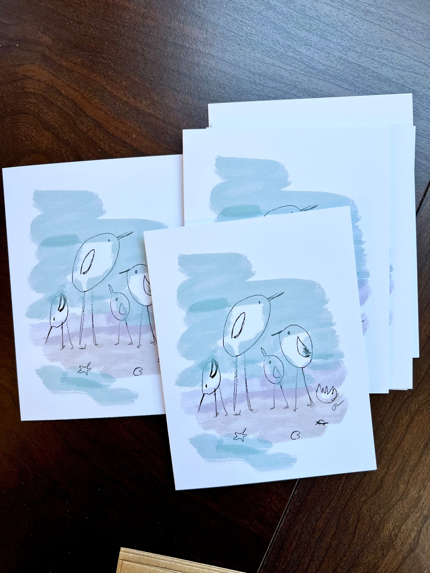 Sandpipers boxed set notecards