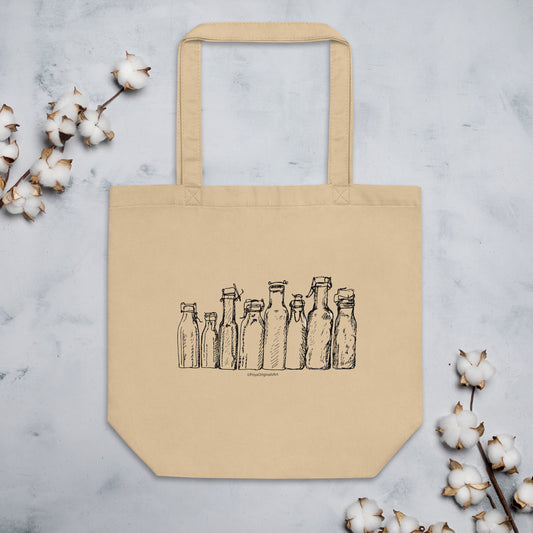 Vintage French Bottles tote (online only)