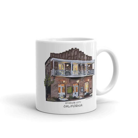 Imperial Hotel Amador City White Glossy Mug (online only)